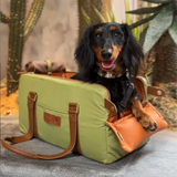 Deluxe Faux Leather Safety Center Console Pet Car Seat and Cat & Dog Carrier - Urban Voyager