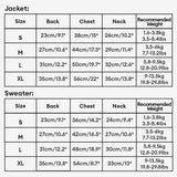 Plush Coat & Matching Turtleneck Sweater Two-Piece Dog Outfit Set