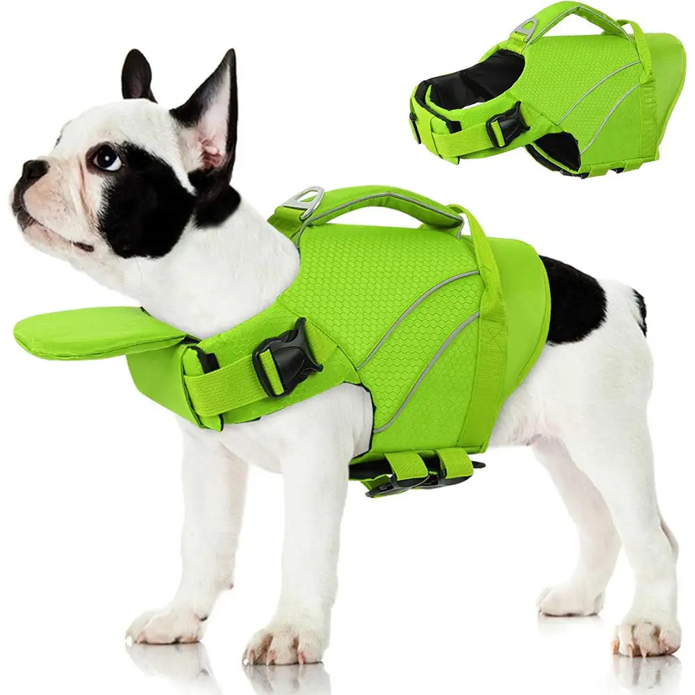 Dog Life Jacket with Detachable Chin Support