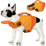 Dog Life Jacket with Detachable Chin Support