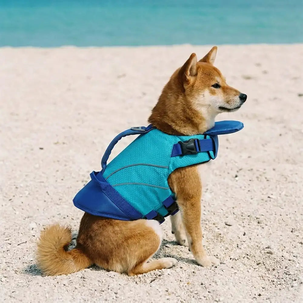 Dog Life Jacket with Detachable Chin Support