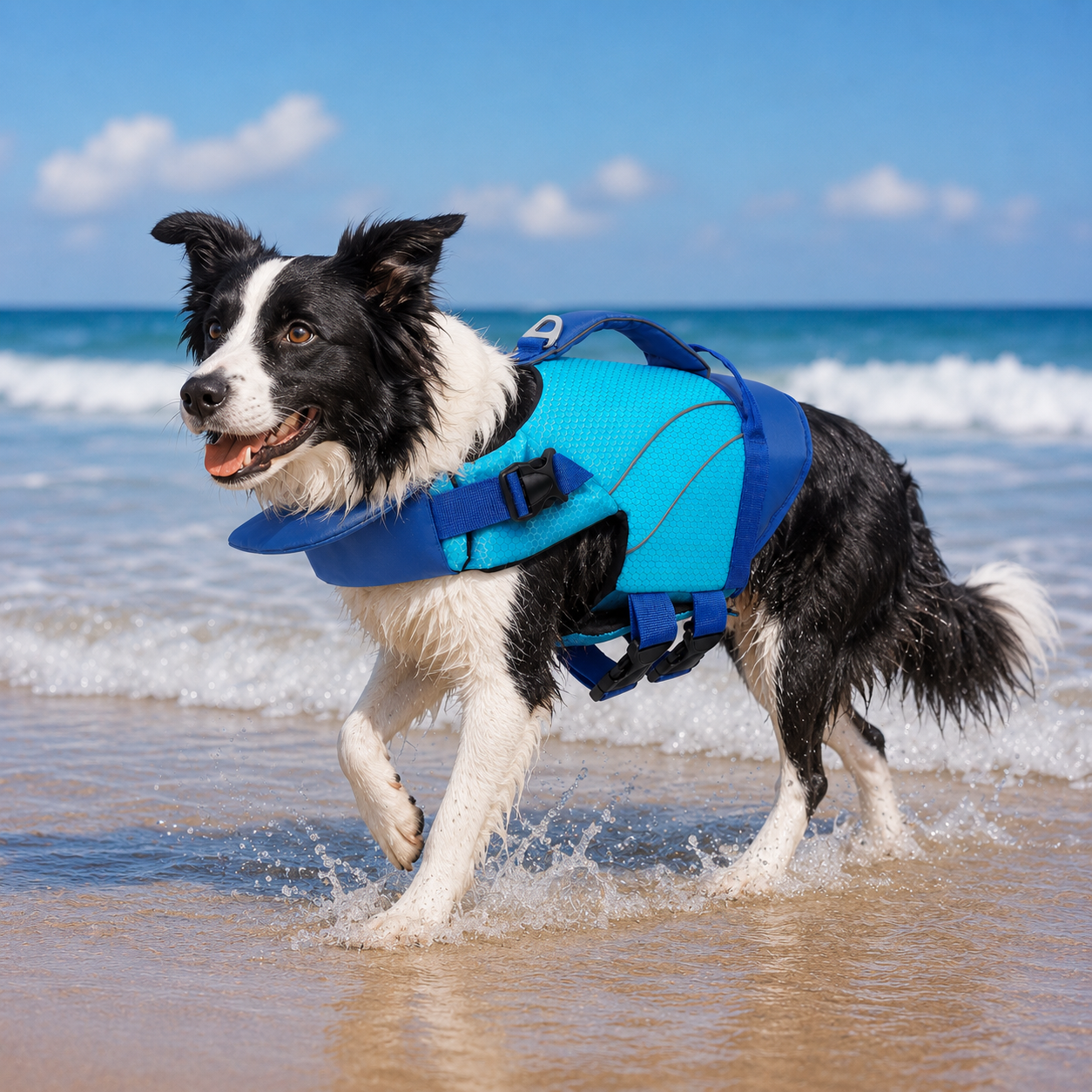 Dog Life Jacket with Detachable Chin Support