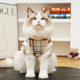 Plaid Comfortable Warm Plush Dog Sweater Suitable For All Breeds of Dogs