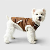 Retro Suede Dog Vest For Small Dogs