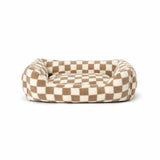 Stylish Checkerboard Warmth Removable Washable  Dog Sofa Bed