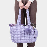 Trendy Cozy Lightweight Cat Carrier Breathable Detachable Pet Carrier Shoulder Bag