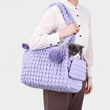 Trendy Cozy Lightweight Cat Carrier Breathable Detachable Pet Carrier Shoulder Bag