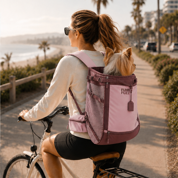 Dog Carrier Backpacks Dog Rucksack Dog Bike Carrier  - Urban Roaming